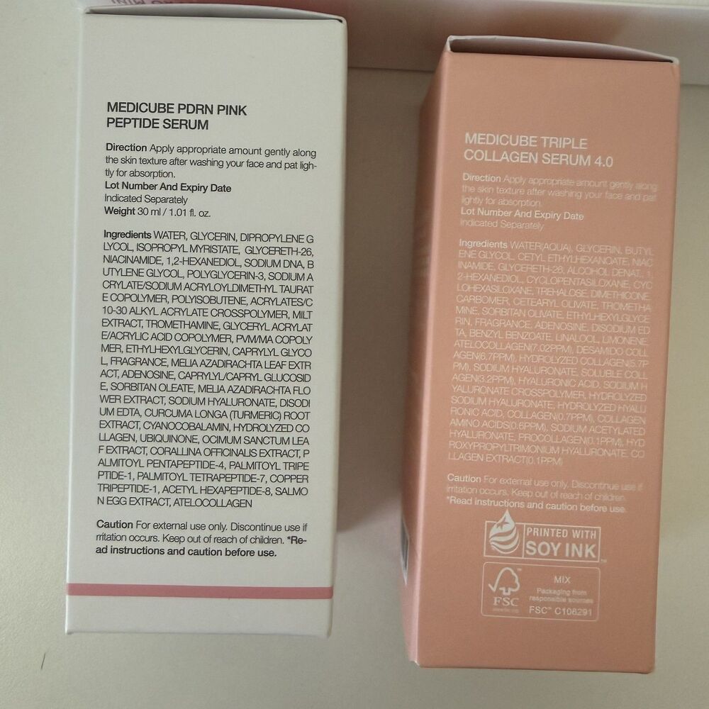 NIB New Medicube Booster Pro mini peptide collagen serum 3 piece bundle - Picture 4 of 6